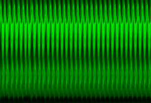 Kymograph of a beating heart in a Xenopus tadpole expressing GFP under a cardiac actin promoter.  By Kyle Jewhurst, Tufts University.