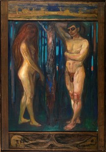 Caption: The painting “Metabolism” by Edvard Munch depicts Adam and Eve, a metaphor for the initiators of human’s development. https://commons.wikimedia.org