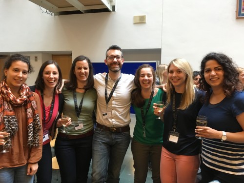 YEN2016 meeting participants. From left to right: Lorena Garcia-Perez, Vicki Metzis, Marta Moris Sanz, Ruben Perez, Teresa Rayon, Katherine Exelby, Neda Mousavy. 