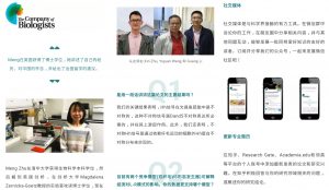 Screenshots of different articles published on WeChat