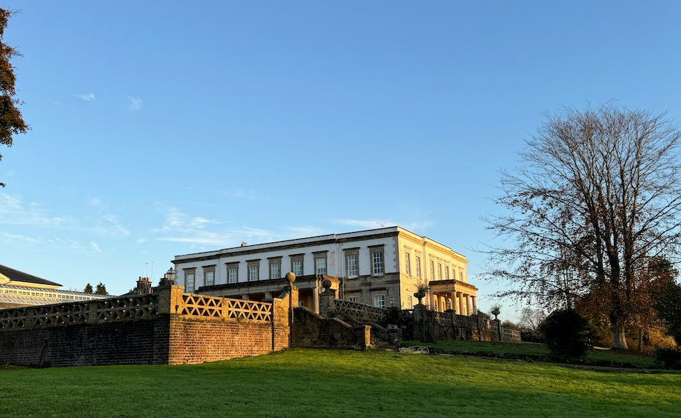 The historic Buxted Park Hotel, gracefully overlooking the picturesque countryside